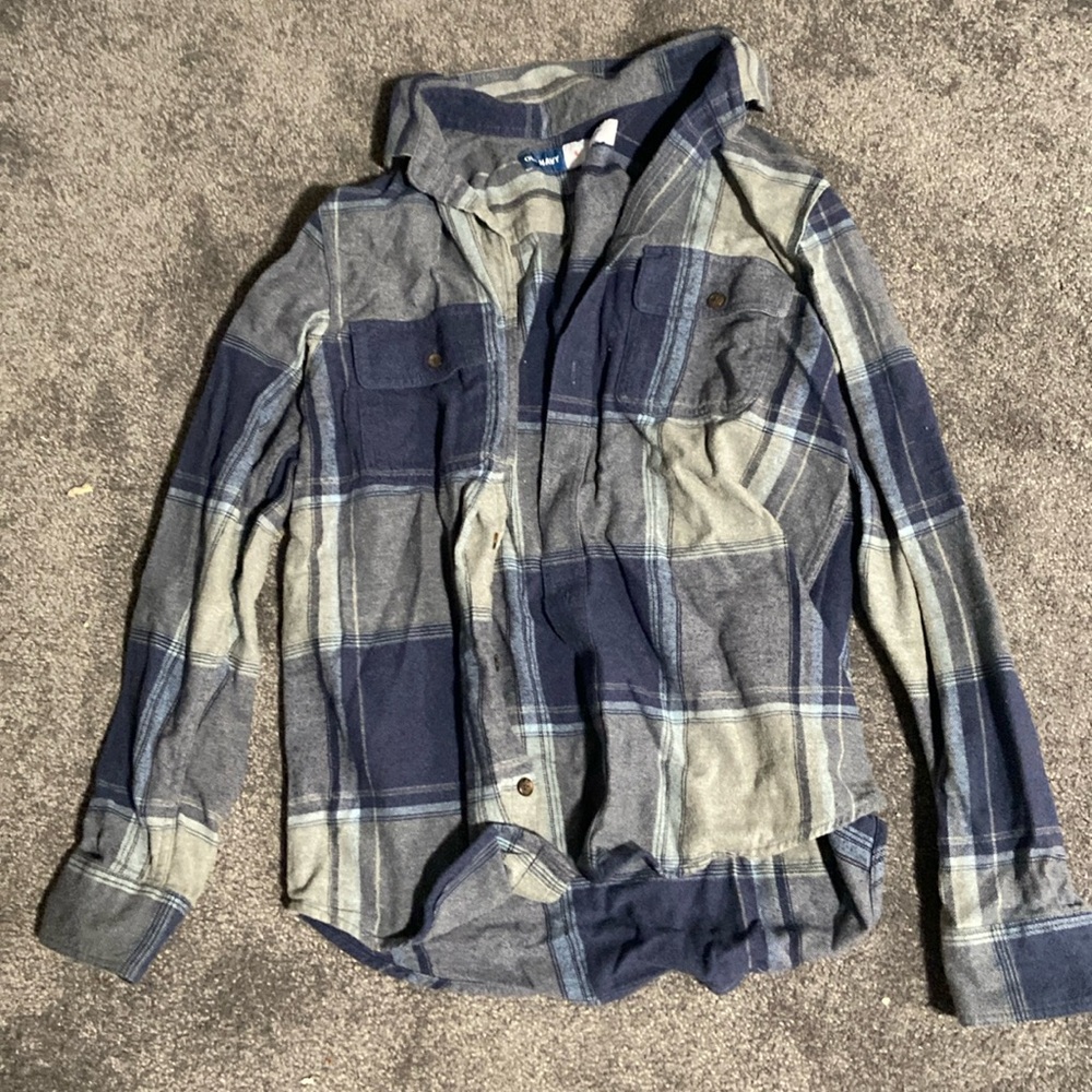 Blue and Grey Flannel
